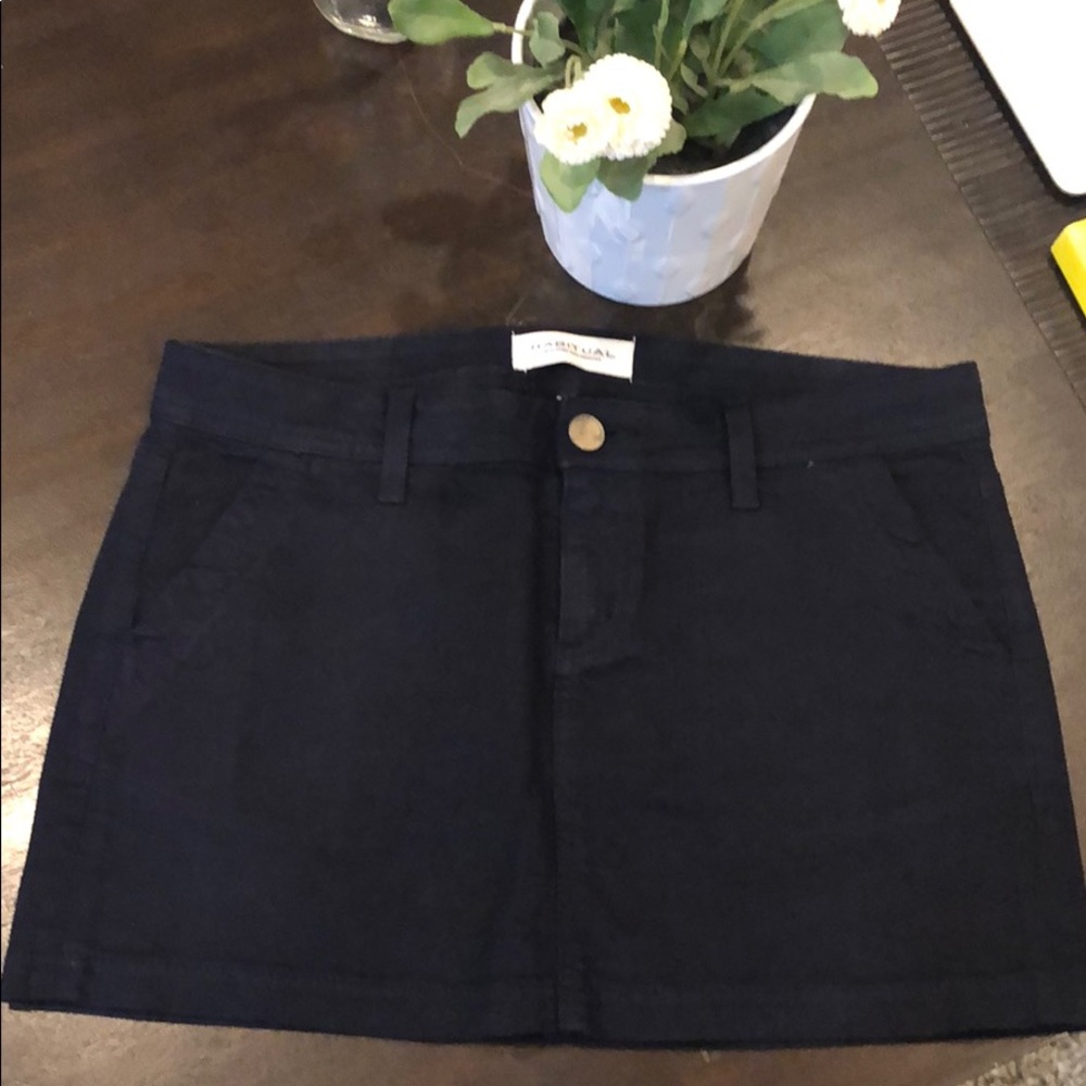 HABITUAL navy denim skirt